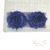 Flores de tela espiral azul en internet