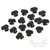 Mini rosas metálicas negras x 6 unid. - comprar online