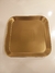 Fuente de ceramica cuadrada linea Gold 25.5x25.5cm - Bazar Chic