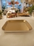 Fuente de ceramica cuadrada linea Gold 25.5x25.5cm - tienda online