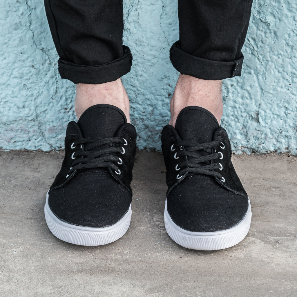zapatillas Bogota De Lona negra marea jeans tandil
