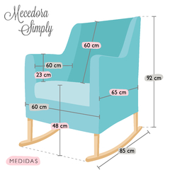 Sillón Simply (Patas Fijas) - comprar online