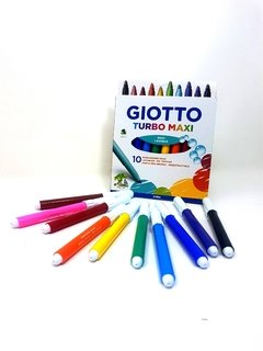 Marcadores Maxi Turbo Giotto x 10 Colores