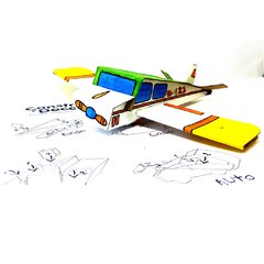 Kit Construir y Decorar - Avión - comprar online