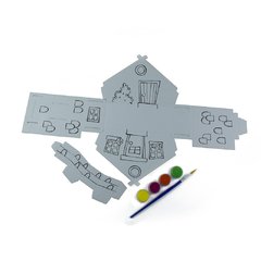 Kit Construir y Decorar - Casa - Colorearte