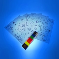 Kit Crayones Flúo - Colorearte