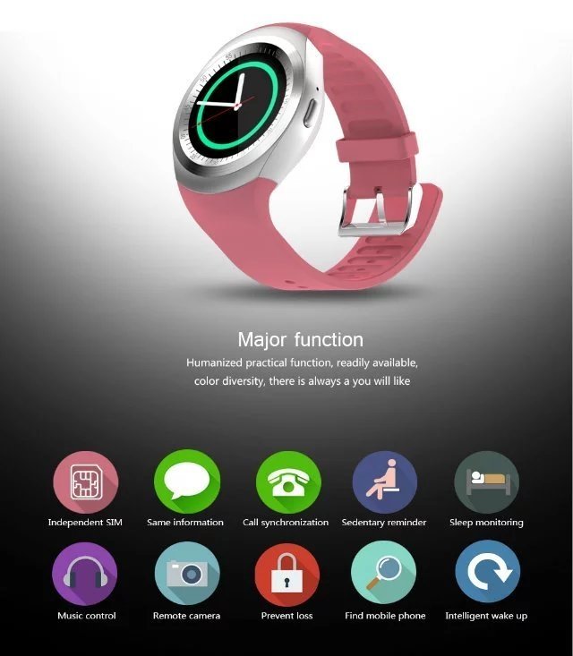 Relógio Inteligente Smartwatch Y1 32gb - comprar online