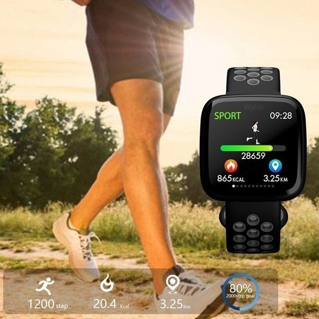 Smartwatch Relógio Eletrônico CF 007 Fitness Tracker 40mm - comprar online