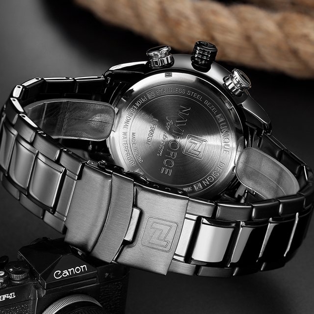 Imagem do Relógio Naviforce Sport Watch Black Silver