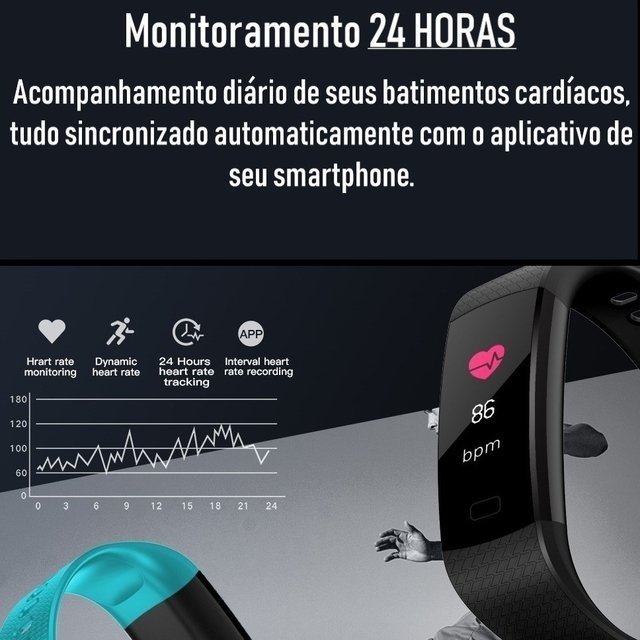 Imagem do Smartwatch Relógio Eletrônico F4S Color