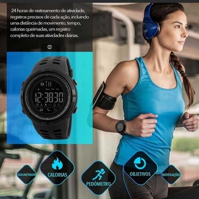 Smartwatch Relógio Eletrônico Skmei Sport - comprar online