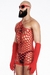 CATSUIT BIKER CRYSTAL VERMELHO - comprar online