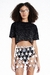 CAMISETA CROPPED SKY PRETO