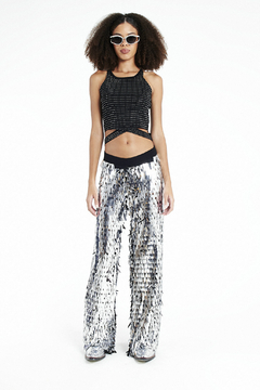 CROPPED TRICOT SKY PRETO - comprar online