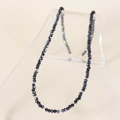 Collar Juliana Azul metalizado - comprar online