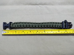 PULSEIRA DE PARACORD - GREEN na internet