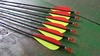 Flechas Carbono - Spine 700 - Skylon Radius - VANES PLÁSTICAS - vermelho/amarelo