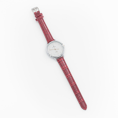 Reloj Dama Bordó Croco - comprar online