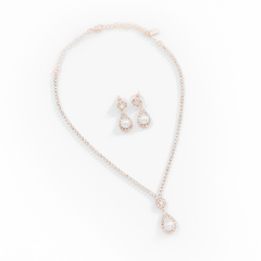 Conjunto Strass y Perla Rosé - comprar online