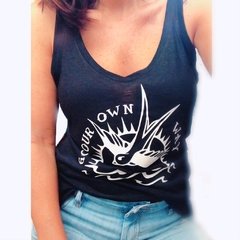 Musculosa Go Your Own Way black