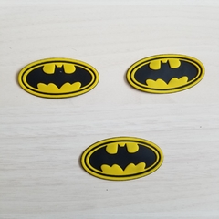 Aplique Emborrachado Logo Batman ( 5 Pçs)