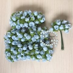 Mini Flor de Tecido c/ 72 Unidades - Daqui Pra Li Artigos Para Festa LTDA	