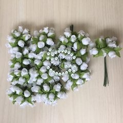 Mini Flor de Tecido c/ 72 Unidades