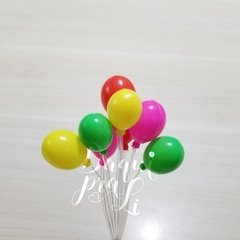 mini balão colorido