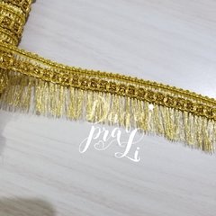 Franja Metalizada Dourada (1metro) - comprar online