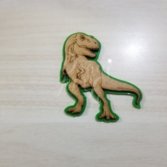 Tiranossauro Rex Fundo Verde/Dino MDF (1 unid)