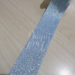 Lonita em tiras Glitter Azul BB ( 1metro)