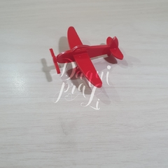 Avião Acrílico 3D Vermelho (1 Peça) - comprar online