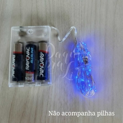 Fio de Led a Pilha Luz Azul 5metros (1 Unid) - comprar online