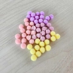 Mini Pompom Bolinha 10mm (10 UNID) - comprar online