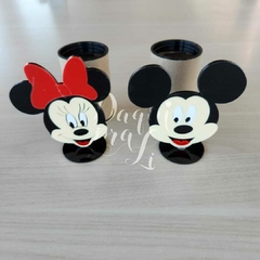 Aplique Duplo - Tema Mickey / Minnie - Rosto Colorido (1 unid)