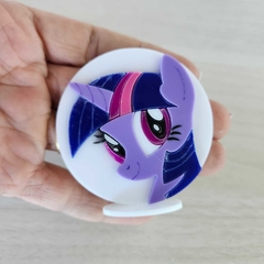 Aplique Colorido Tema My Little Pony Rosto Duplo c Base 1 UNID