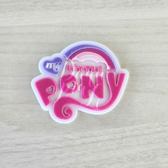 Aplique Colorido- Tema My Little Pony - Logo My Little Pony ( 1 UNID)