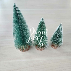 Mini Árvore de Natal Nevada Com Tronquinho ( 1 Unid)