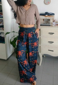 Pantalon Wide Leg Verano Pulpo - comprar online