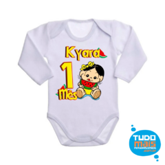 Imagem do Body Infantil Branco Manga Longa