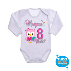 Body Infantil Branco Manga Longa - loja online