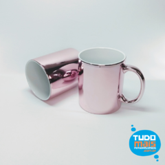 Caneca 325ml Cromada Rosé - Premium - comprar online