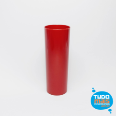 Copo Long Drink 350ml Vermelho Sólido