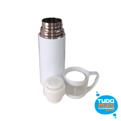 Garrafa Térmica com copo Branco - 300ml - comprar online