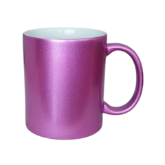 Caneca Cerâmica 325 ML Perolada Lilás