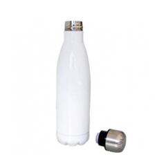 Garrafa Aço Inox - Cola Branco 700ml