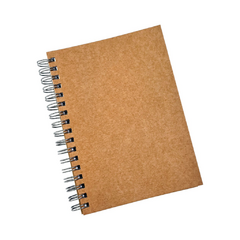 Caderno Kraft Frente e Verso (80 folhas pautada)