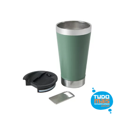 COPO TERMICO SPECIAL INOX VERDE COM TAMPA 502ML - comprar online