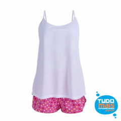 Pijama Feminino alça - Pink - Tam. GG