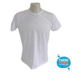 Camiseta Adulto 100% poliéster - Branca Premium na internet